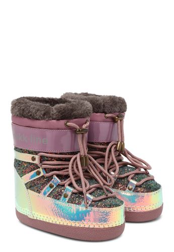 Mikk-Line Snow Boot Glitter  - Rose Brown 